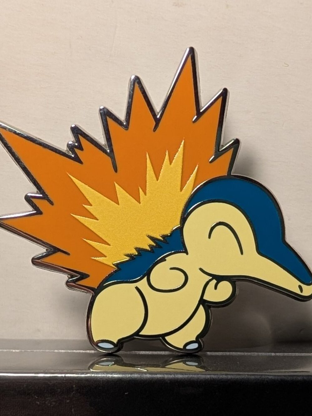 Pokemon Cyndaquil Enamel Pin Official Nintendo Collectible Lapel Badge Figure